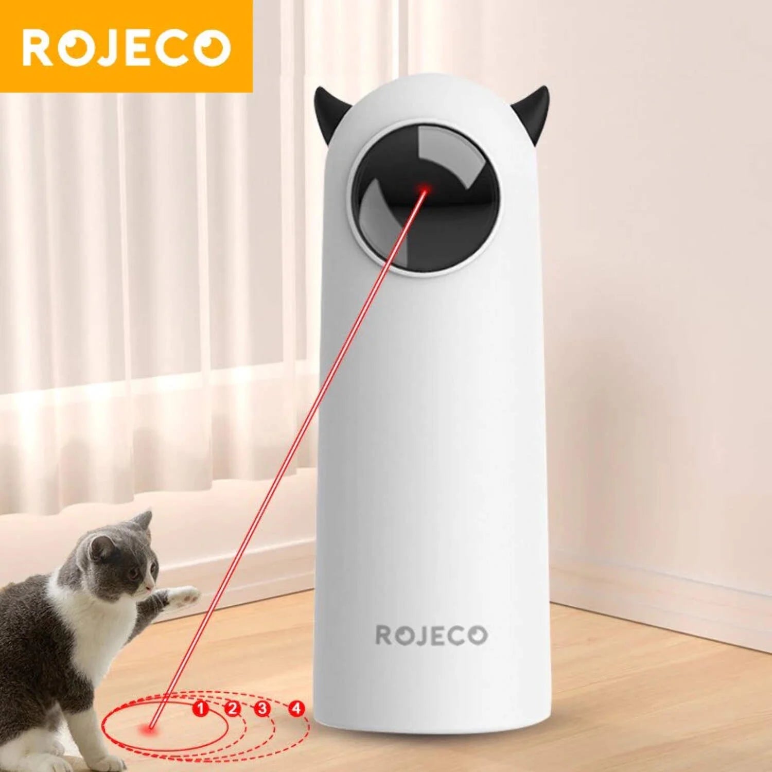 Furtastic™ Automatic Cat Toys Interactive Smart Teasing Pet LED Laser